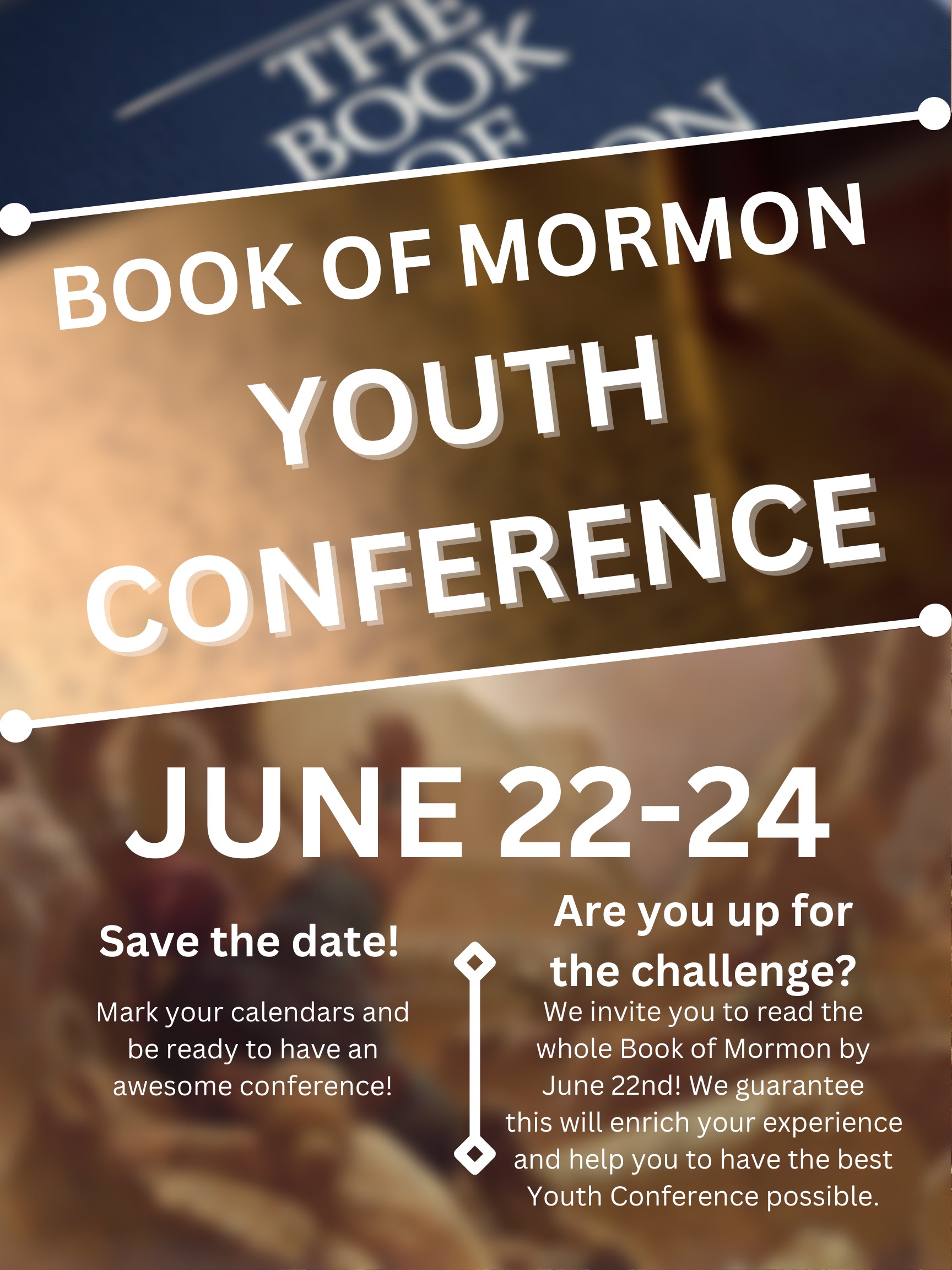 Book of Mormon Youth Conference flyer